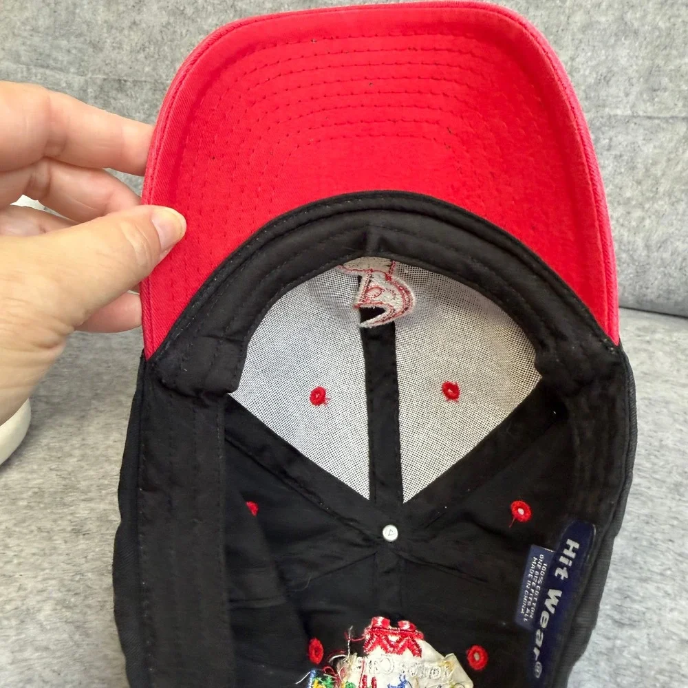 Hit Wear Vanderbilt Children's Hospital Hat Black Red Adjustable Baseball Cap